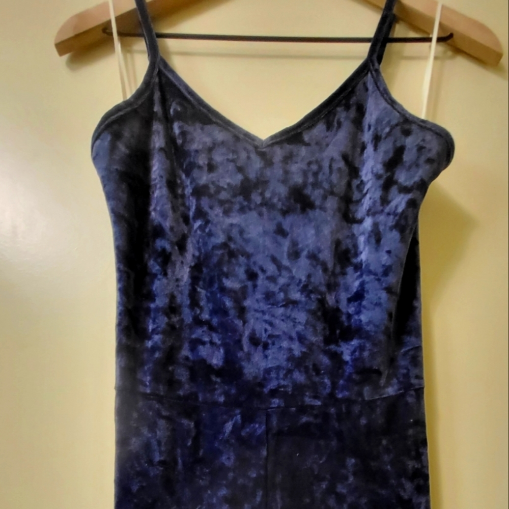 Blue Velvet Aerie Jumpsuit